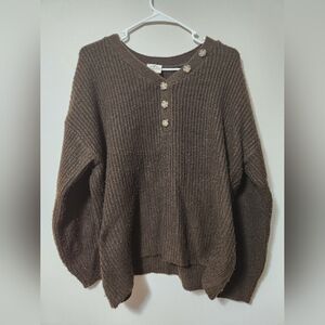 2XL Brown Sweater
